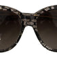 Chic White Lace-Trimmed Designer Sunglasses