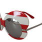 Butterfly Striped Chic Sunglasses