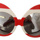 Butterfly Striped Chic Sunglasses