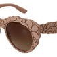 Chic Pink Acetate Women's Sunglasses