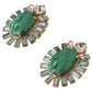 Sicilian Statement Clip-On Earrings