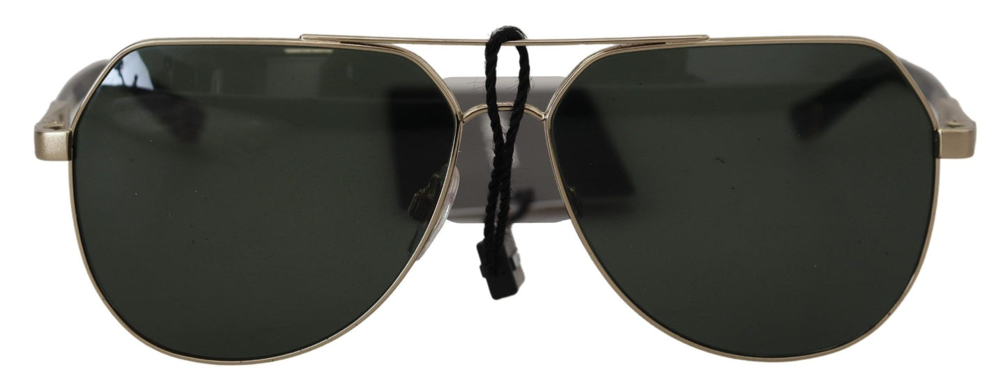 Chic Gold-Plated Polarized Unisex Sunglasses