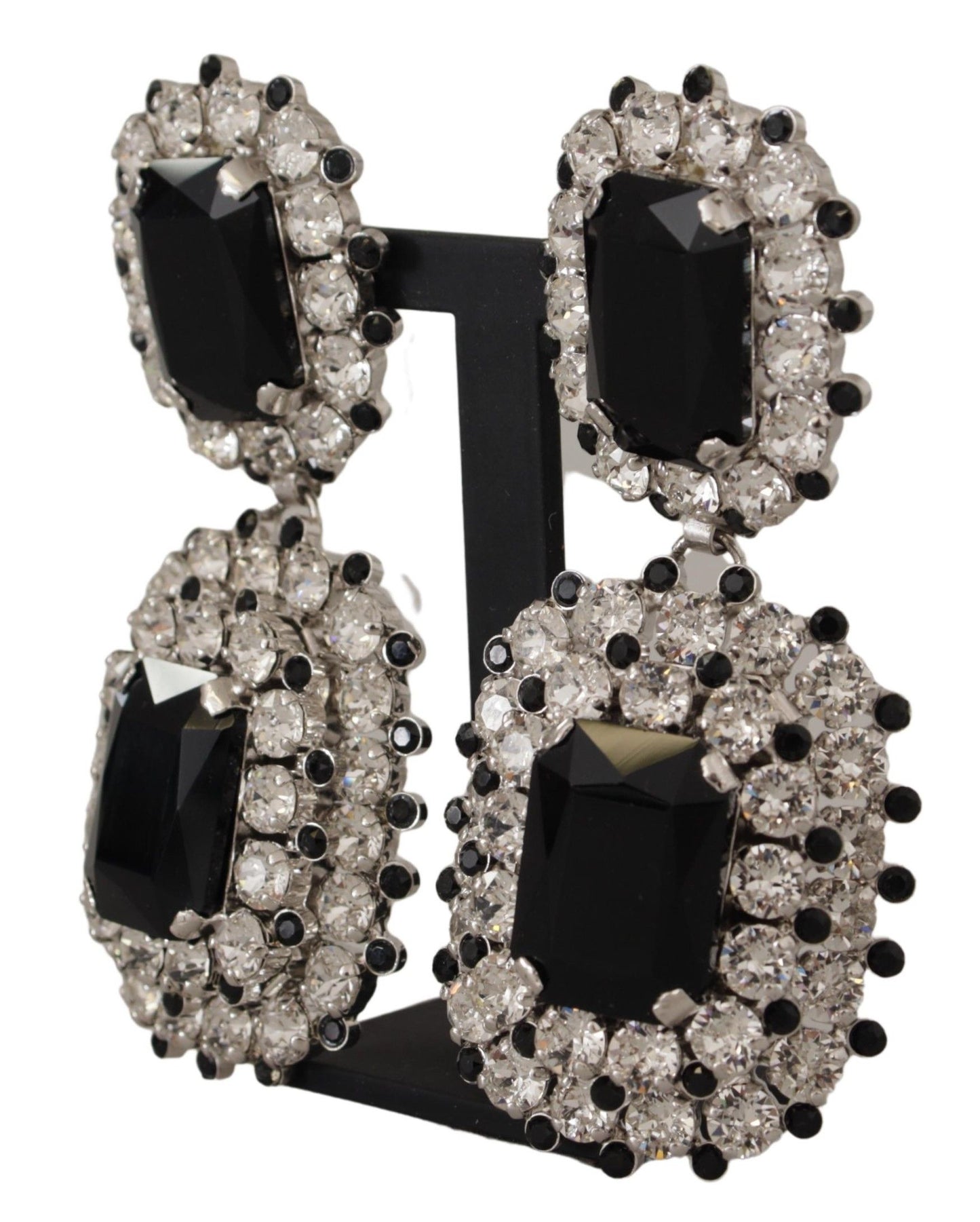 Sicilian Elegance Clip-On Dangling Earrings