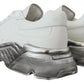 Daymaster White Leather Casual Sneakers
