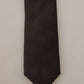 Elegant Black Silk Tie