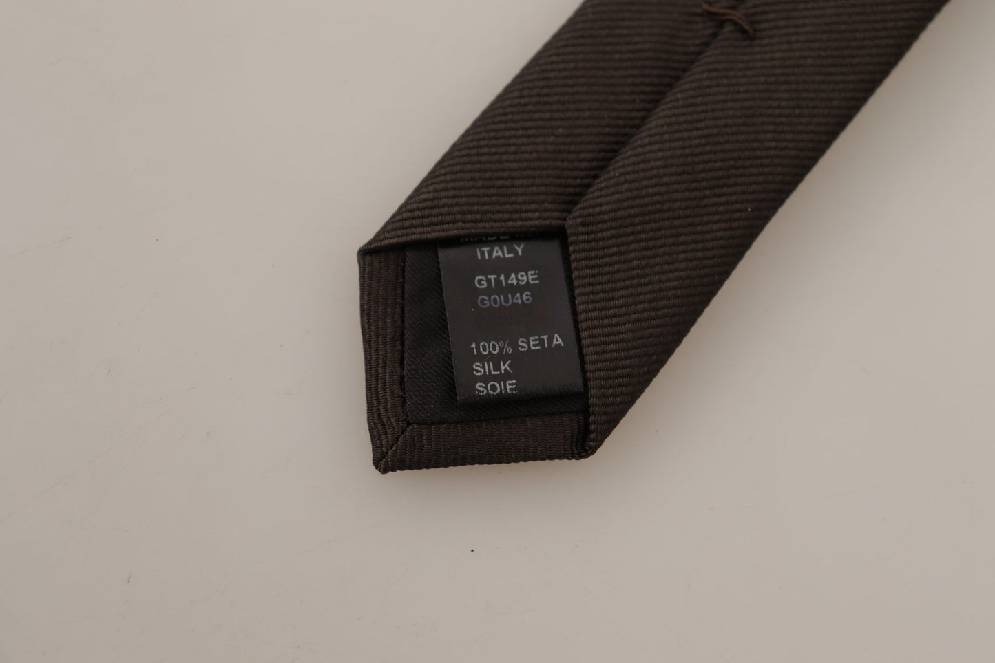 Elegant Black Silk Tie