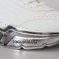 Daymaster White Leather Casual Sneakers