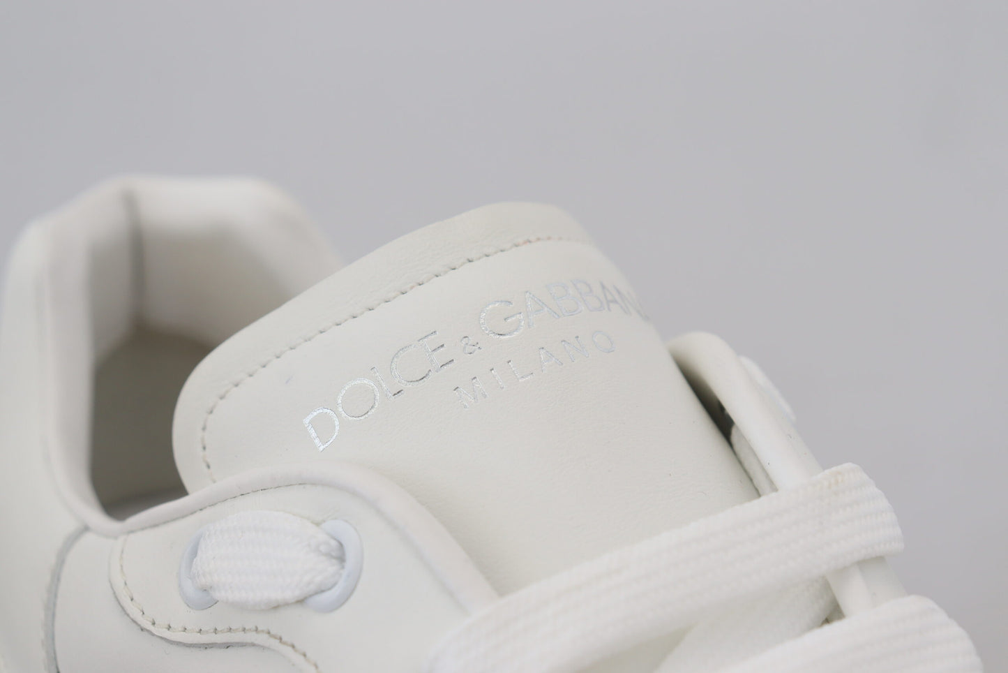 Daymaster White Leather Casual Sneakers