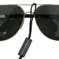 Chic Gold-Plated Polarized Unisex Sunglasses