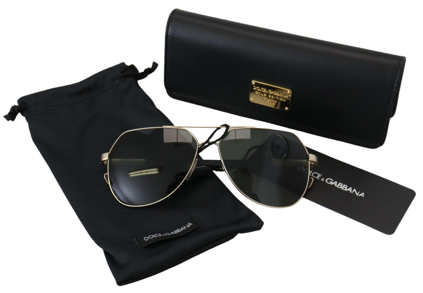 Chic Gold-Plated Polarized Unisex Sunglasses