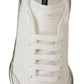 Daymaster White Leather Casual Sneakers