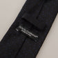 Elegant Silk Men's Tie in Classic Black