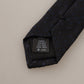 Elegant Silk Men's Tie in Classic Black