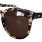 Chic Havana Brown Acetate Sunglasses