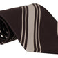 Elegant Silk Brown Tie for Sophisticated Style