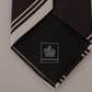 Elegant Silk Brown Tie for Sophisticated Style