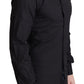 Black Cotton Blend Formal Dress Shirt
