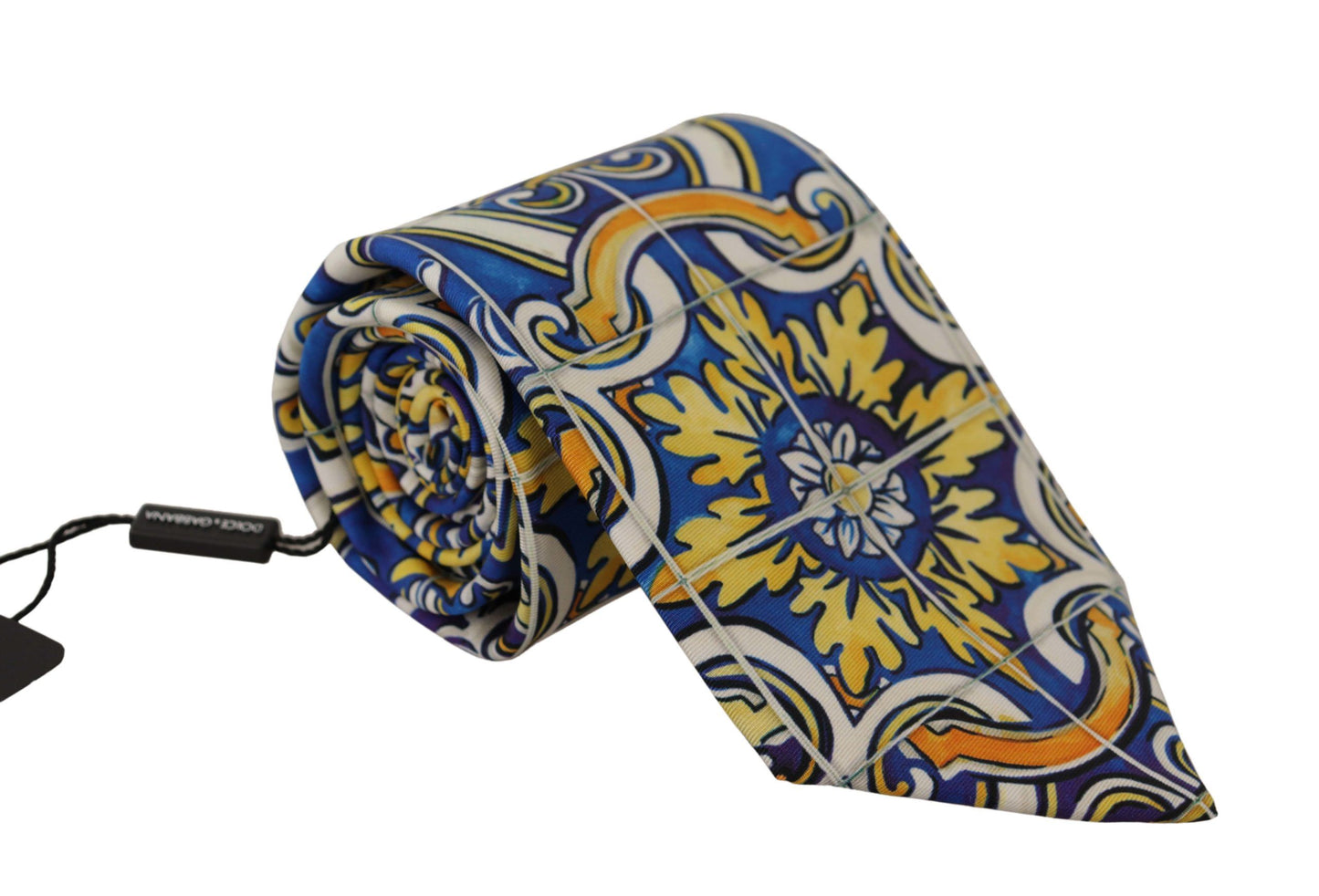 Multicolor Majolica Silk Tie