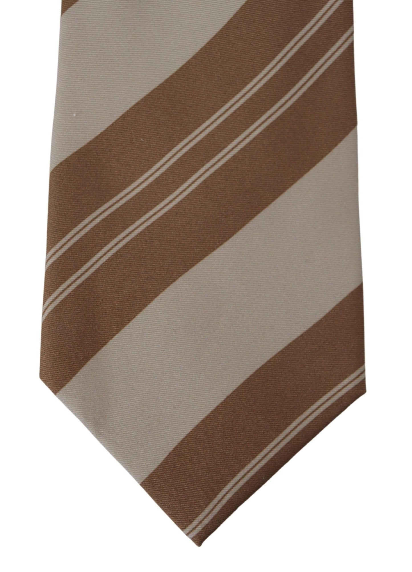 Elegant Silk Brown Tie for the Modern Gentleman