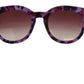 Chic Tortoiseshell Purple Lens Sunglasses