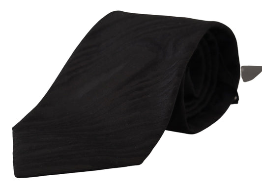 Elegant Black Silk Tie