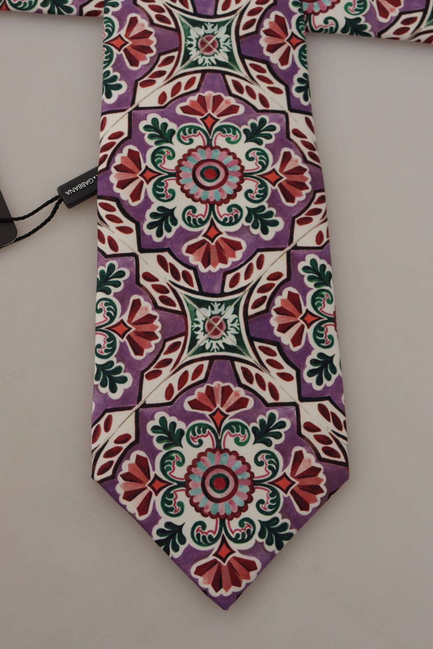 Elegant Multicolor Silk Tie