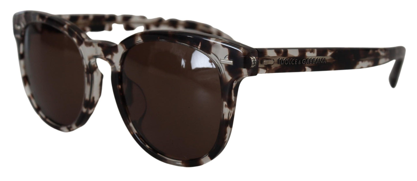 Elegant Brown Acetate Sunglasses