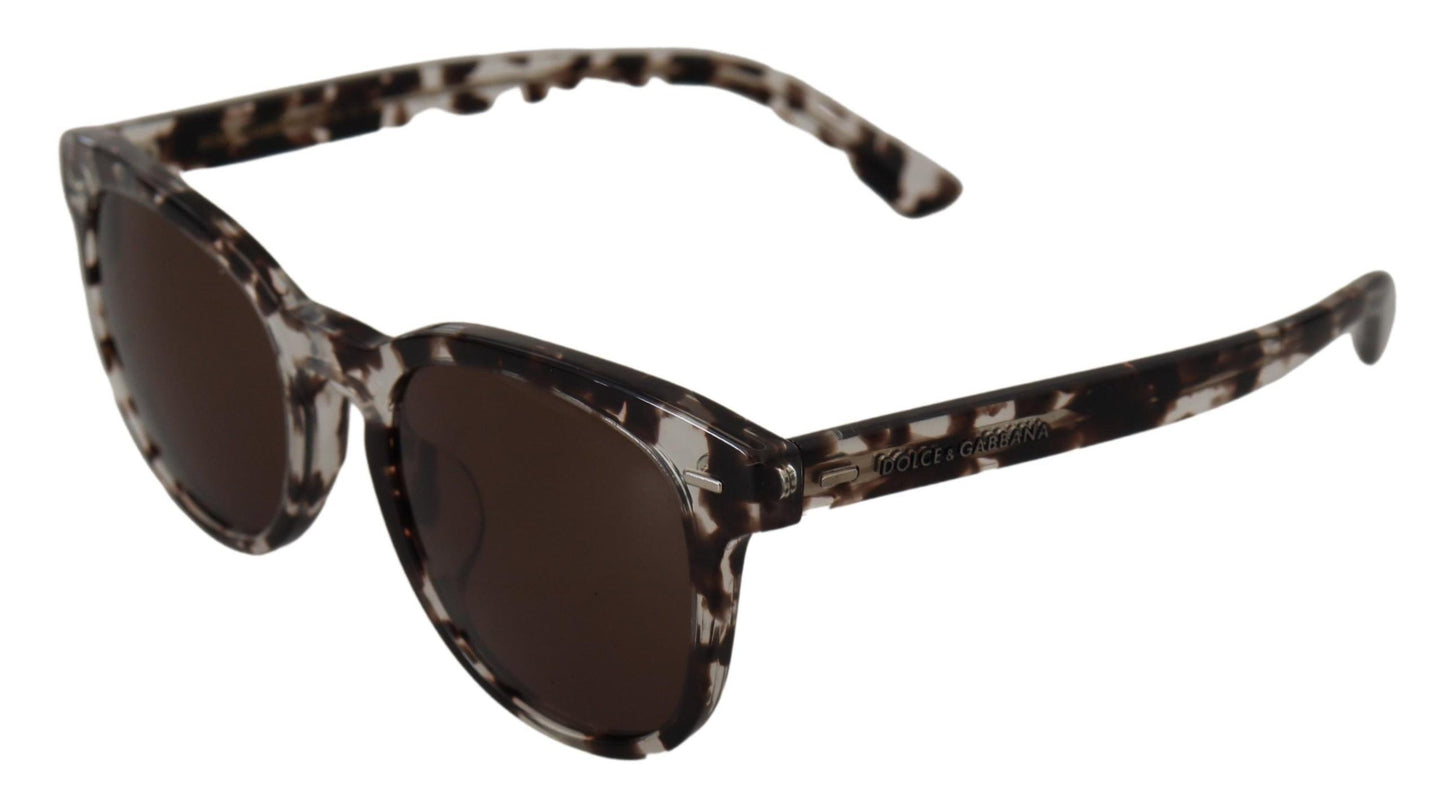 Elegant Brown Acetate Sunglasses