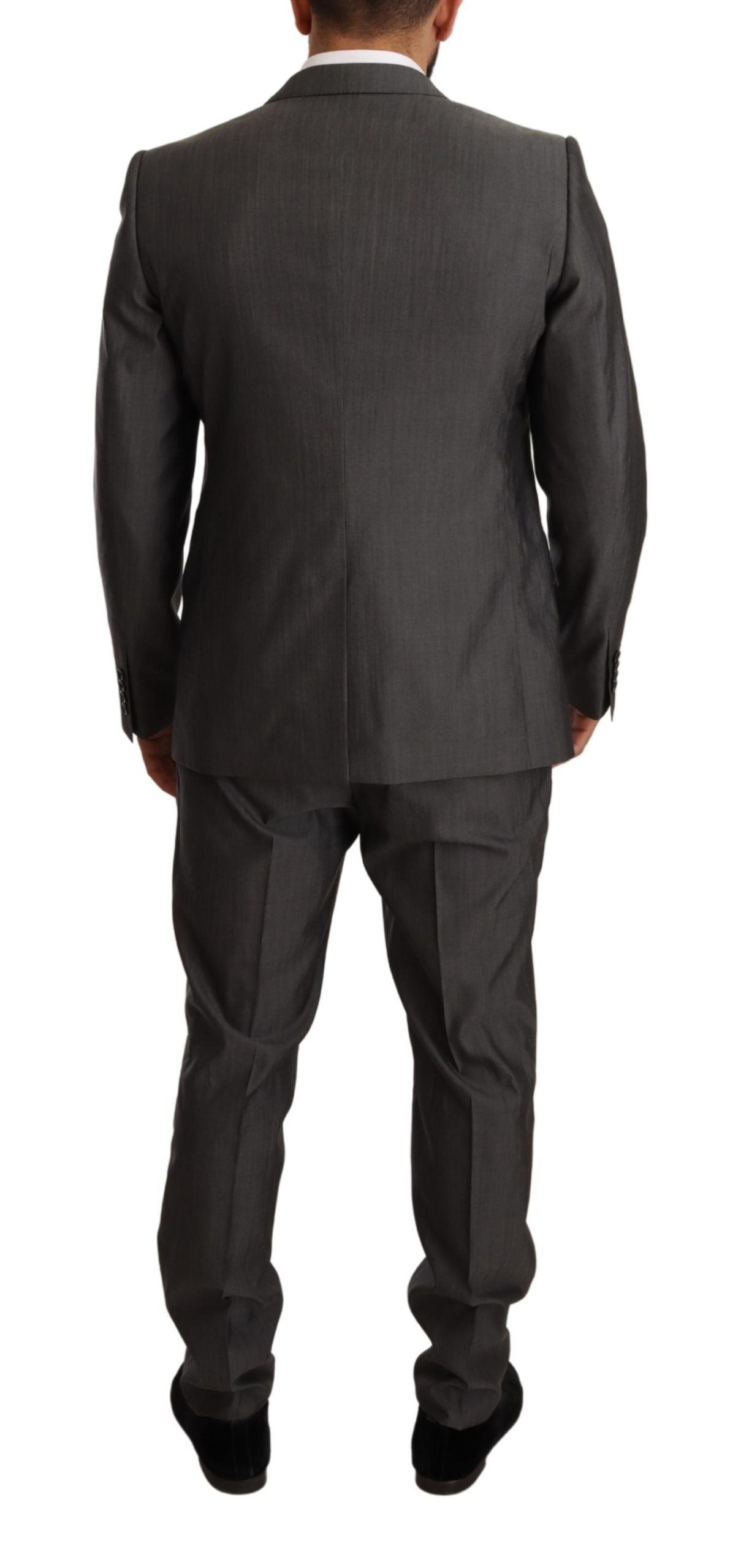 Elegant Martini Slim-Fit Wool Silk Suit