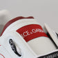 Exclusive Red & White Love Motif Sneakers