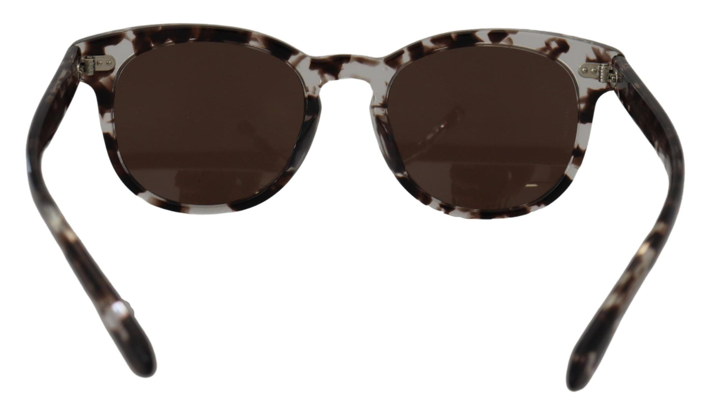 Elegant Brown Acetate Sunglasses