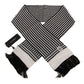 Elegant Silk Striped Men's Scarf Wrap