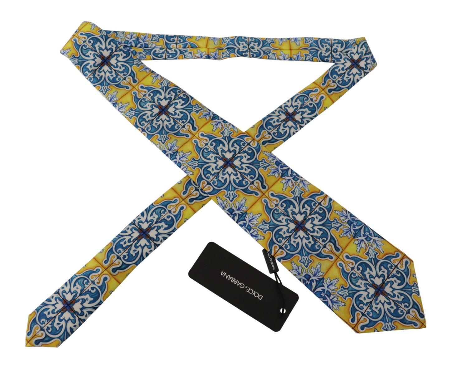 Sunny Majolica Silk Tie - Exquisite Craftsmanship