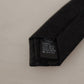 Elegant Black Silk Tie for Men
