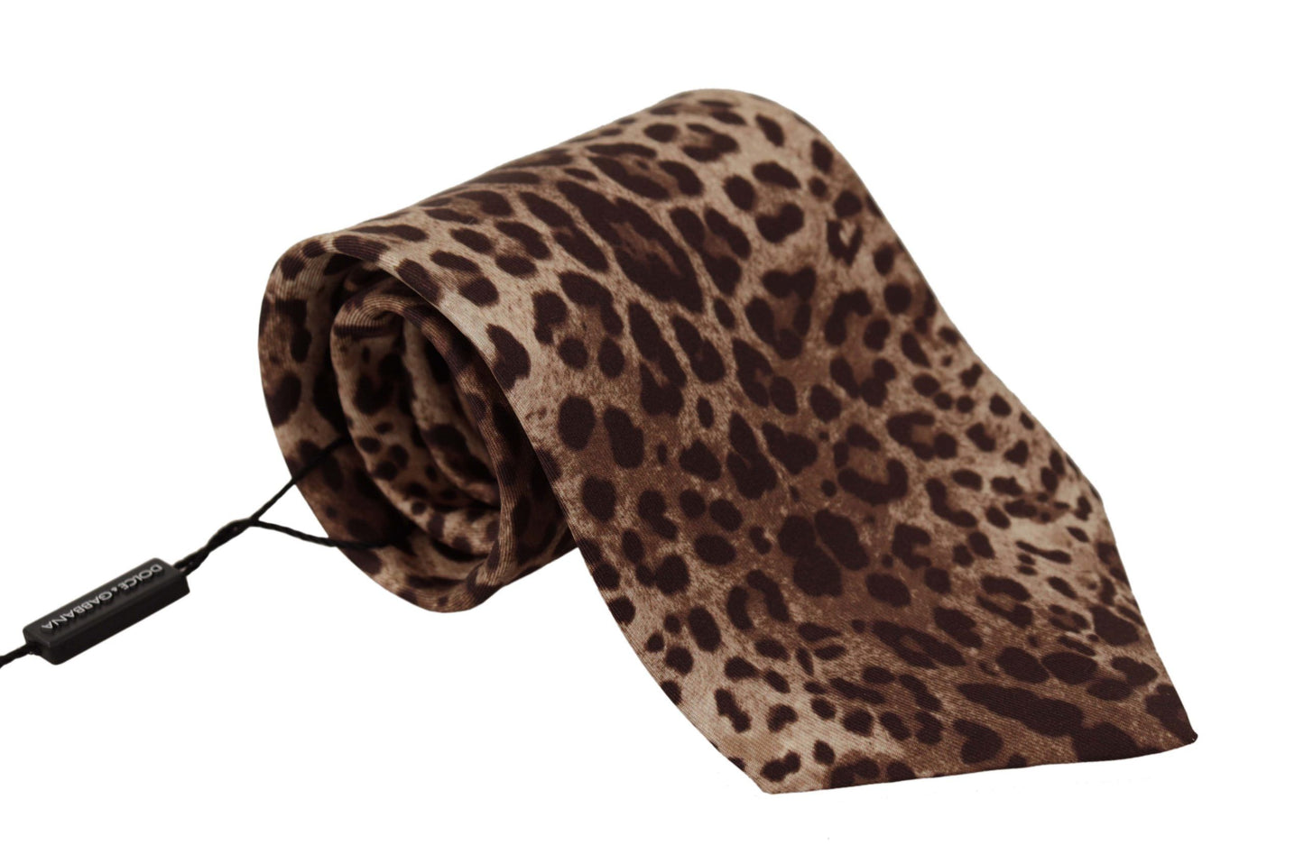 Elegant Leopard Silk Bow Tie