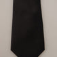 Elegant Black Silk Tie for Sophisticated Style