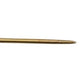 Elegant Gold-Toned Sterling Silver Brooch