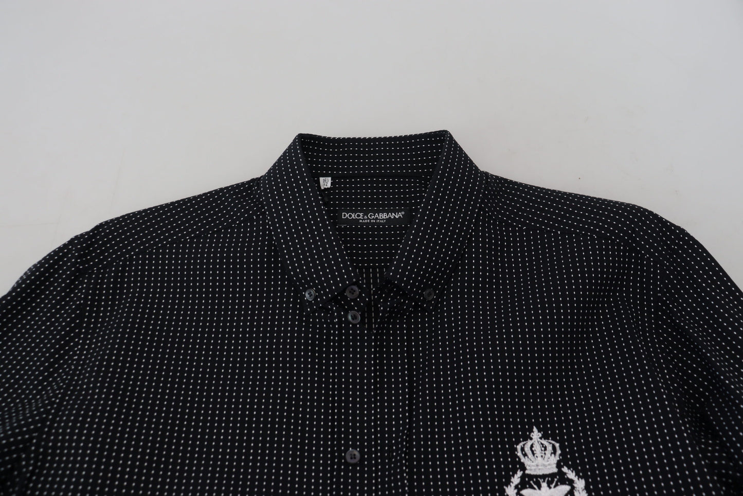 Elegant Polka-Dot Slim Fit Shirt