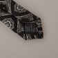 Elegant Silk Geometric Bow Tie