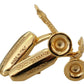 Elegant Gold Plated Brass Cufflinks