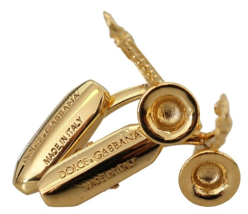 Elegant Gold Plated Brass Cufflinks