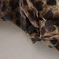 Elegant Leopard Print Hooded Jacket