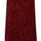 Elegant Red Silk Men's Tie