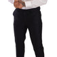 Elegant Slim Fit Jacquard Suit in Blue