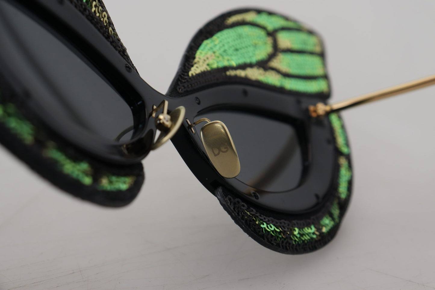 Exquisite Sequined Butterfly Sunglasses