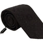 Elegant Black Silk Tie