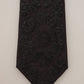 Elegant Black Silk Tie