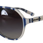 Elegant Blue and White Designer Sunglasses