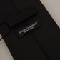 Elegant Black Silk Tie
