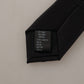 Elegant Black Silk Tie